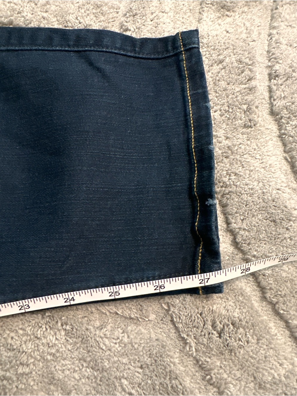 torrid dark denim straight leg jeans - Picture 5 of 6